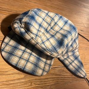 Pendleton wool plaid cap with ear flaps